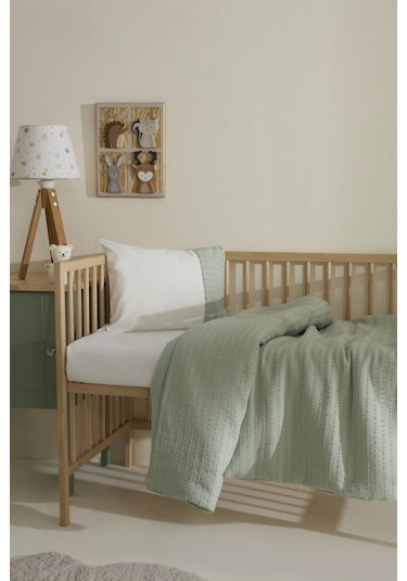 Karaca Home Bebek Harper %100 Pamuk Comfort Set Adaçayı