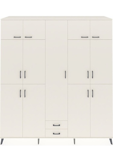 Kronos Dolap 10 Raflı 2 Çekmeceli 4 Askılı 220x59x243 Aytaşı-aytaşı/aytaşı Aytası/aytası