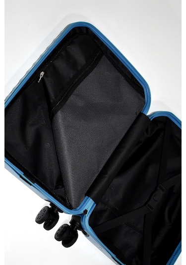 Elatae Francesco Ferellino Orta Boy Pc Kırılmaz Valiz Mavi 10724to Mavi