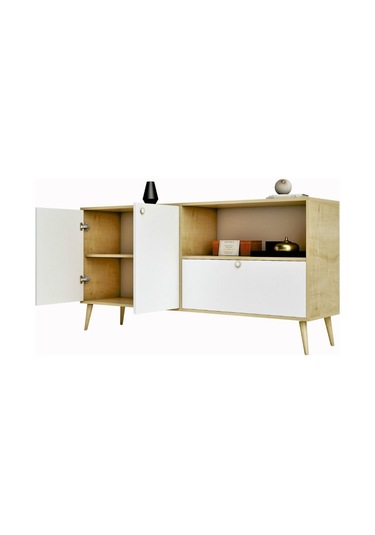 Floradesign Zara Konsol / Konsol / Çok Amaçlı Dolap 160 Cm Meşe