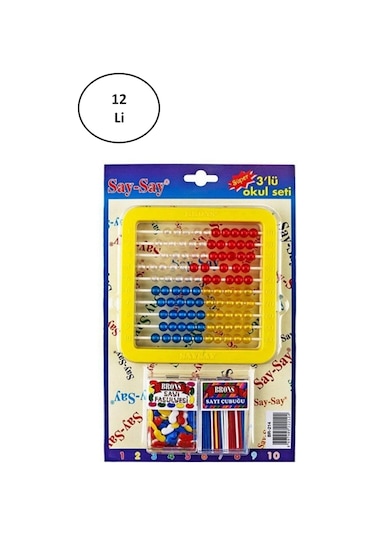 Brons 3'lü Set Say Say Set Br-214 12'li