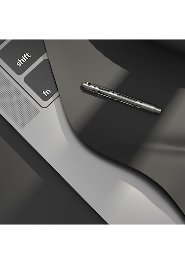 Aubyhe Titanium Alyuminyum Çok Amaçlı Taktik Kalem - Çarpıcı Pimli Cam Kırıcı, Savunma Ve Yazma Fonksiyonu, Taşınabilir Zsb007 Tabiat