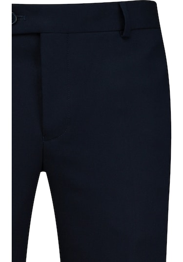 Hatemoğlu Lacivert Regular Fit Yandan Cepli Kumaş Pantolon 2963520 Lacivert