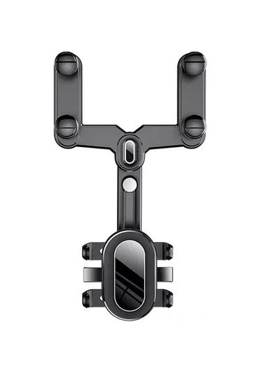 Teltree Araç Geribakış Aynası Telefon Tutucu: 360 Döner, 4-7 İnç Uyumlu, Sabit Tutma Mekanizması İle Sıcak Dayanıklı Abs+nano Pu Malzeme Siyah