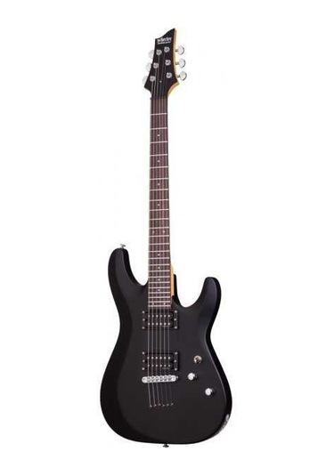 Schecter C-6 Deluxe Elektro Gitar Satin Black