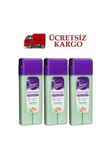 Sesu Greyfurt & Papatya Kalın Tüyler için Roll-On Sir Ağda 100 ML x 3
