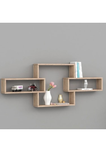 Ege Dekoratif Raf Mdf Beyaz