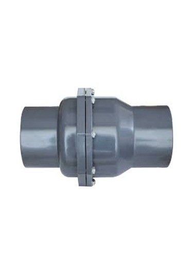 Gemaş Pvc Çalpara Çekvalf Iki Parçalı Gövde Civatalı 50Mm