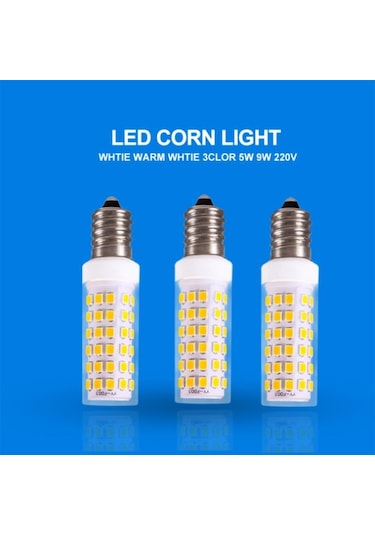 Beyaz 220v G4 G9 E14 Led Lamba Ampulü 3w 5w 7w Smd 2835 Led Enerji Tasarruflu Mısır Ampul Kristal Avize İçin Halojen Lamba Aydınlatma Değiştirin G9 3w
