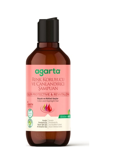 Agarta Renk Koruyucu ve Canlandırıcı Doğal Şampuan 400 ML
