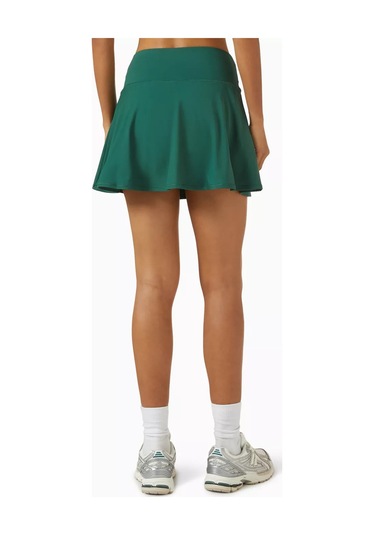 Vuori Esnek Örgülü Baseline Mini Etek, Atletik & Modern Yeşil