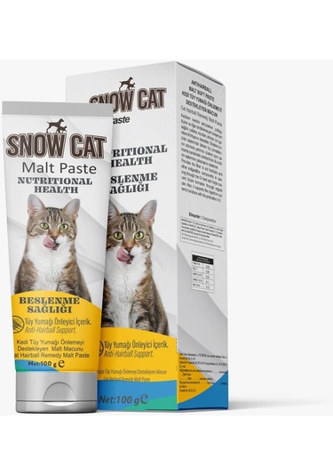 Snow Cat Malt Paste Tüy Yumağı Önleyici 100 G
