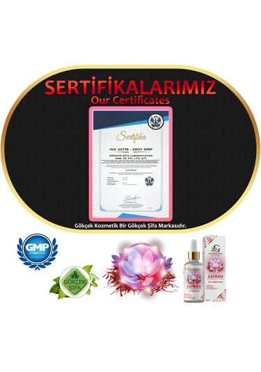 Gökçek Kozmetik Safran Yüz Serumu 30 ML