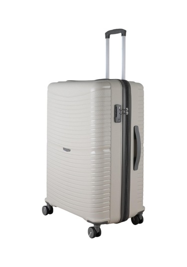 Mçs Group V379 Aura Y.üretim Pp Valiz 75 Cm S21yy100014275 00424 Kemik/gri