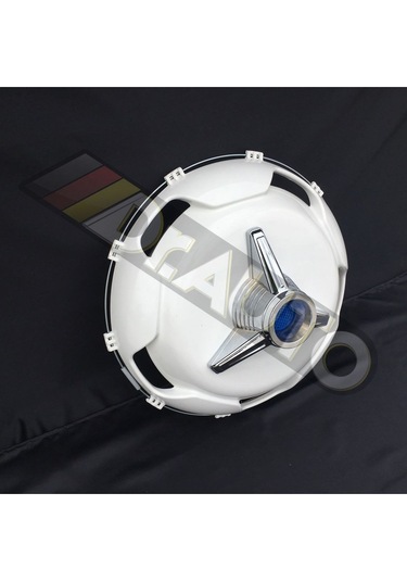 22.5 İnç Orta Boy Mavi Fırfırlı Jant Kapağı 4'lü Takım