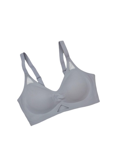 Kadın Silikonlu Lazer Kesim Sütyen B Cup Bgl-st04721 Gri