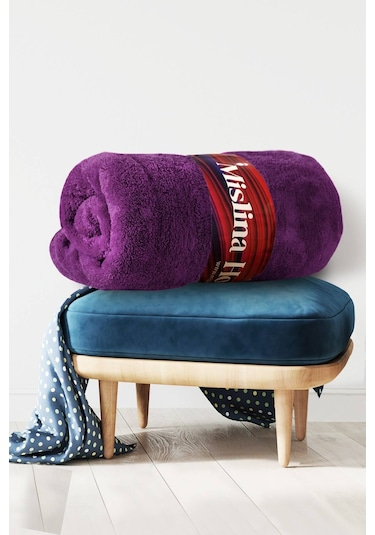 Deluxe Wellsoft Tv Battaniyesi Mor Tek Kişilik Battaniye 150x200 Cm