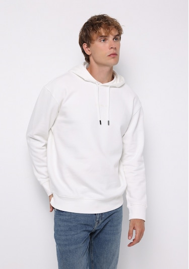 Colins Comfort Fit Erkek Beyaz Sweatshirt Cl1075715 Q1.v2 Wht Beyaz