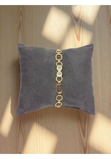 Altın Kaplama 925 Ayar Gümüş Sonsuzluk Bileklik Anlamlı Hediye Gümüş