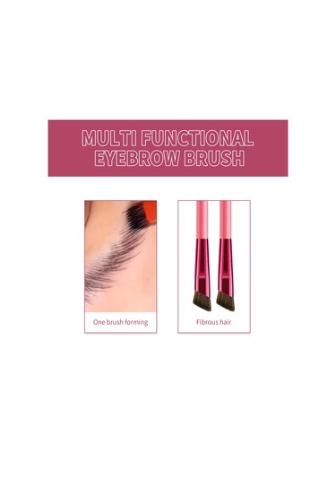 Wezone 2 Adet Çok Fonksiyonlu Kaş Fırçası - İnce Tüy, Dürtmeyen, Su Ve Ter Dayanıklı, Doğal立体 Göz Kaşları İçin