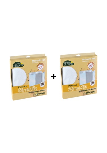 Mcblue 2 Adet Sineklik Yıkanabilir Pencere Sinekliği Cırt Bantlı