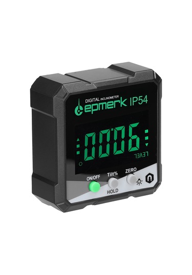 Lepmerk Ip54 4 90 Taşınabilir Dijital Eğim Ölçer Lcd Arka Yeşil