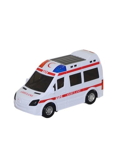 Kutulu Pilli Işıklı Sesli Ambulans Std