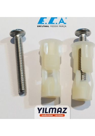 Serel Klozet Menteşe Dübeli (Kapak Montaj Takoz Seti - Sc3g)