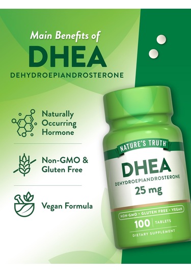 Nature's Truth, Dhea, 25 Mg, 100 Kapsül