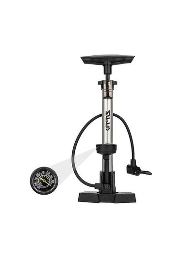 Maoyaya Ztto 160psi Alüminyum Bisiklet Pompası, Şarj Cihazı, Gümüş Renk