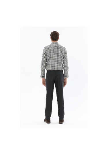 Finesuits Erkek Flanel Gömlek 2422204006.flcdr Siyah
