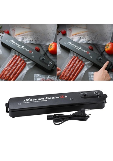 Homyl Otomatik Vakum Mühürleyen Makinesi Gıda Depolama Evi Siyah