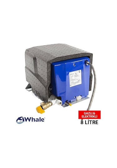 Whale 8 Litre Gazlı & Elektrikli Su Isıtıcı-964