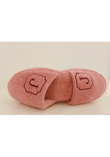 J Harf Havlu Banyo Ev Otel Lohusa Terliği Kalın Taban Terlik