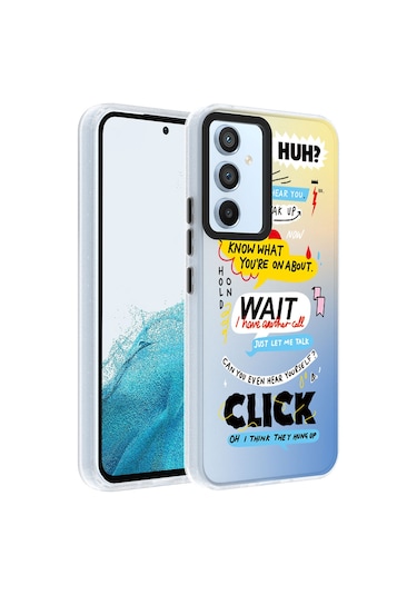 Teknocep Galaxy Uyumlu A14 Kılıf Desenli Dragon Sert Kapak - Astronot Astronot