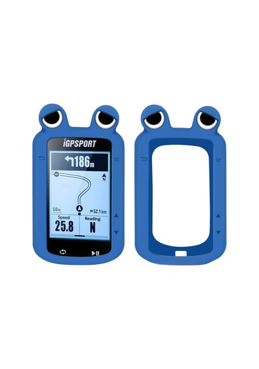 Reedark Bsc200 Gps Bisiklet Bilgisayarı Koruması - Su Geçirmez Silikon Kılıf, Şok Proof, Renkli, Hd Cam Ekran Koruyucu İle Mavi Diğer