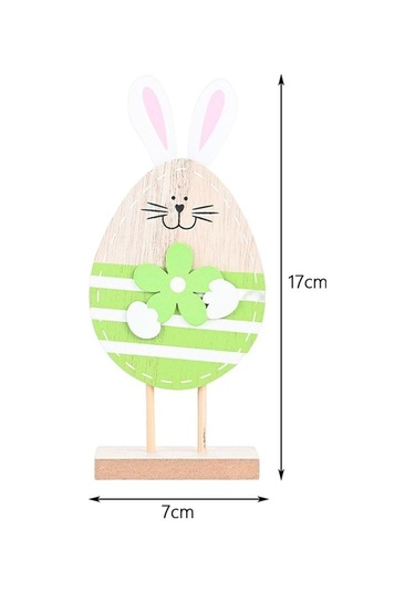Trendooze Paskalya Tavşanı Süs Koleksiyonu 17cmx7cm, Unik Sanat Tasarımları 17cmx7cm