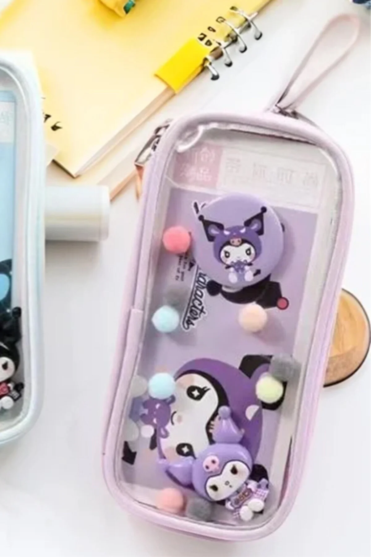 Sevimli Kuromi Ve My Melody Kalem Kutusu Mor