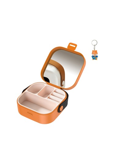 Soulader Şık Ve Pratik Çok Amaçlı Organizasyon Kutusu, Takı Ve Aksesuar Saklama, Ev Dekorasyonu İçin Modern Kutu Turuncu