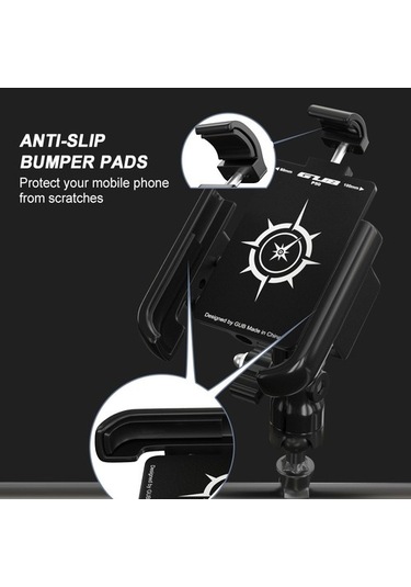 Joyhub Bisiklet Telefon Tutacağı 360 Derece Dönüşlü Alüminyum Siyah Yok Havalandırma