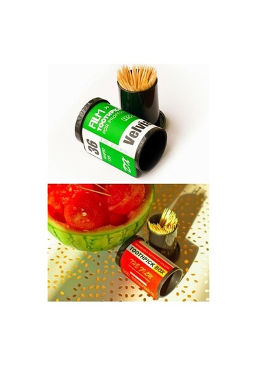 Dörtgen Fotoğraf Filmi Şeklinde Kürdanlık Kürdan Tutucu Kutu Diğer