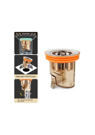 Koku Ve Geri Akış Önleyici Gider Aparatı Çok Renkli