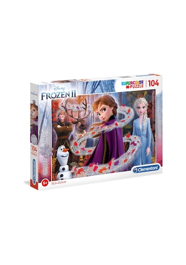 20162 Clm-Puz Simli Frozen 2 104 Parça Puzzle Clementoni