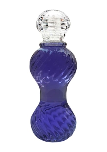 Tahtakaletoptanci Şişe Cam Saray Kapaklı Çizgi Desenli Vazo 100 Cc (10 Adet)