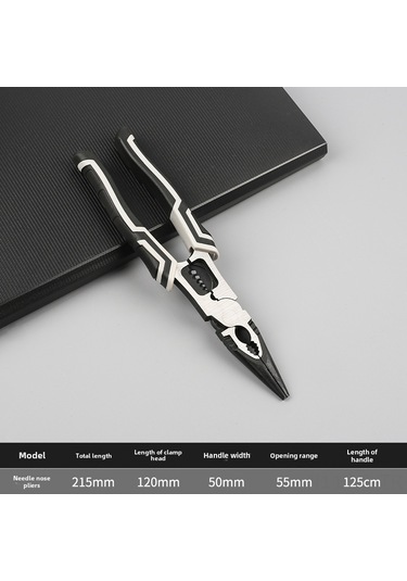 Yunboo Endüstriyel Elektrikçi Pense Seti - Çok Fonksiyonlu Uçlu/kesici Penseler, Kaliteli Çelikten Yapılmış, Ev Ve İş Yeri İçin