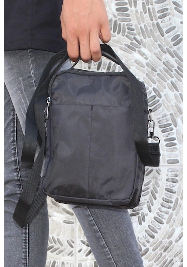Mergenshoes Svn Sv72 Siyah Polyester Kumaş Erkek El Omuz Çantası Siyah