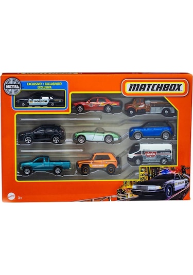 Matchbox 9'lu Araba Seti -  X7111