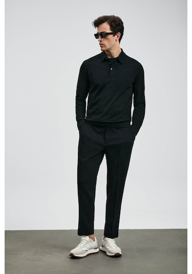 Lufian Donald Siyah Erkek Kazak 112090149 Siyah