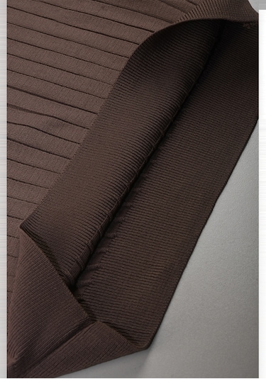 Deepsea Erkek Kahve Slim Fit Polo Yaka Triko Kazak - Yumuşak Dokulu Esnek Ve Şık Görünüm 2605305 Kahve