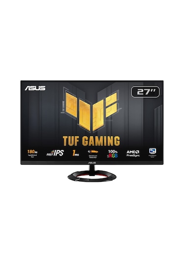 Asus Tuf Gaming Vg279q3r 27" 180hz 1ms Hdmı Dp Elmb Sync Adaptivesync Fhd Fast Ips Gaming Monitör